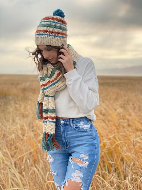 Winterberry Hat and Scarf and The North Winds Set for Women-w3-jpg