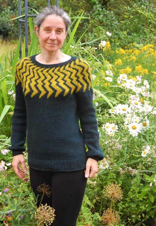 Lightning Pullover for Women, XS-5X, knit-a2-jpg