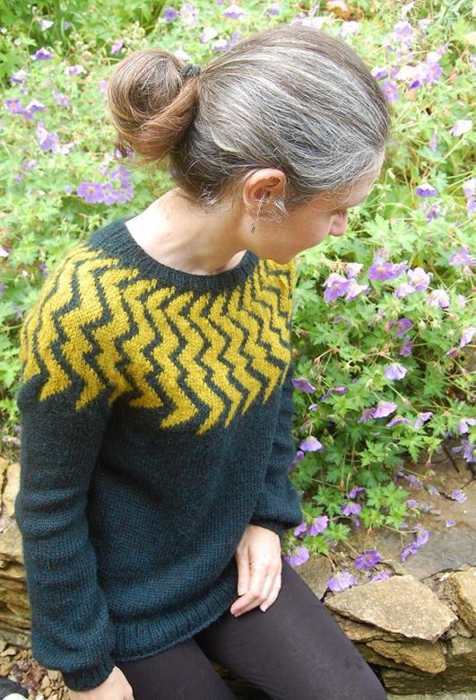 Lightning Pullover for Women, XS-5X, knit-a4-jpg