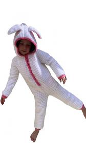 Bunny Kid's Onesie Pyjamas. 2-10 yrs-w3-jpg