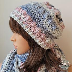 Sweet Serenity Hat and Scarf from small child to large adult-w1-jpg
