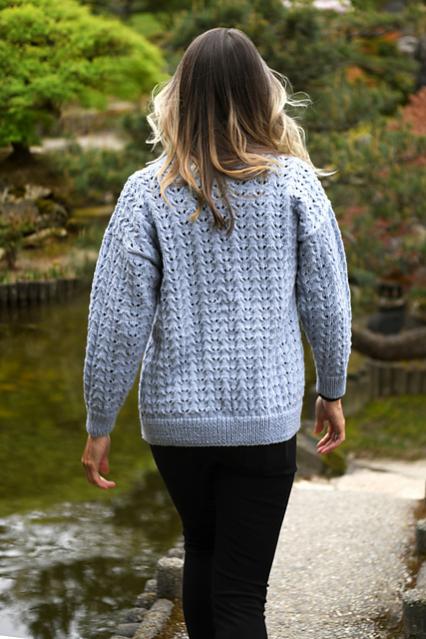 Snuggle Cardigan for Women, 37&quot; to 49 3/4&quot;, knit-a4-jpg