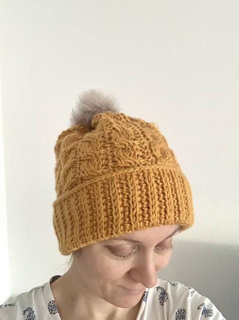 Winding Cables Hat and Scarf for Adults-w2-jpg