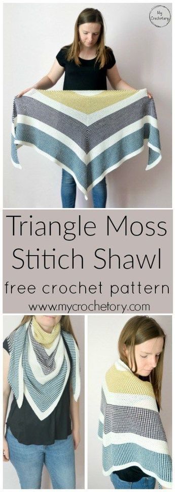 Triangle Moss Stitch Shawl-q2-jpg