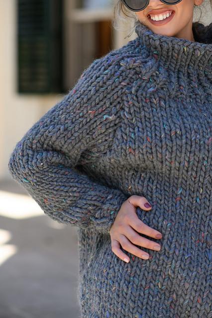 Confetti Chunky Turtleneck Sweater for Women, S-3X, knit-d3-jpg