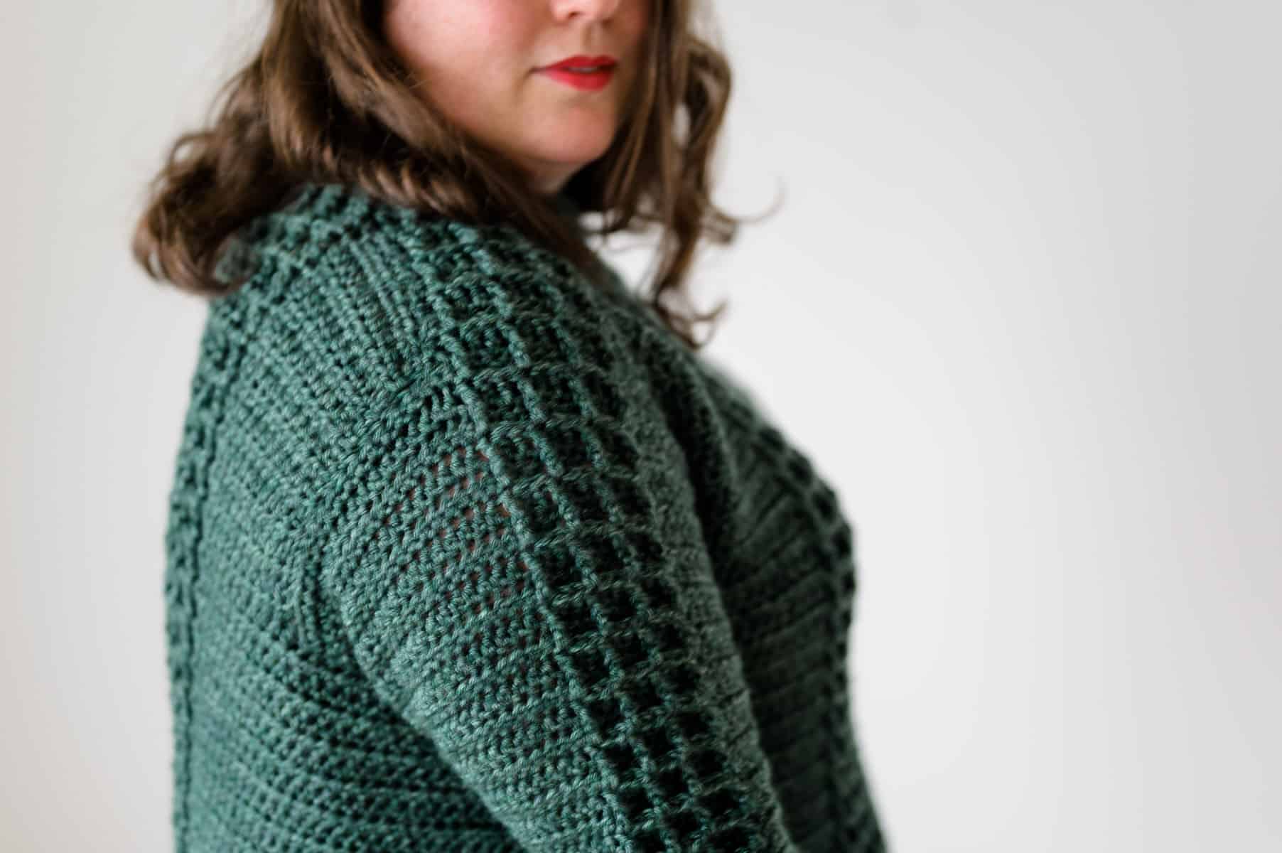 Waffle Crochet Sweater for Women, XS-5XL-q2-jpg