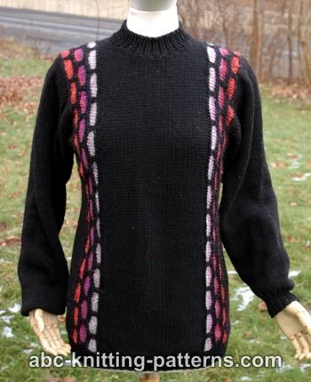 Brick Road Seamless Sideways Sweater for Women, S-3X, knit-a1-jpg