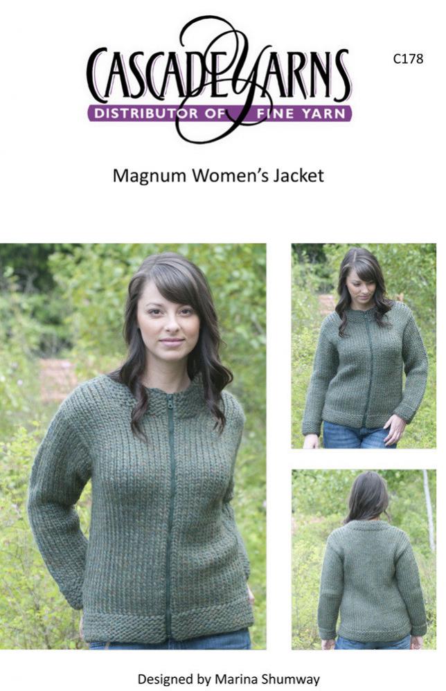 Magnum Women's Jacket, 32&quot; to 44&quot;, knit-d2-jpg