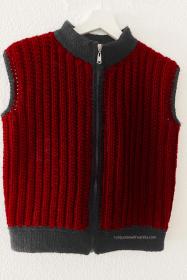 Cozy Days Crochet Vest for Women, 43&quot; only-w1-jpg