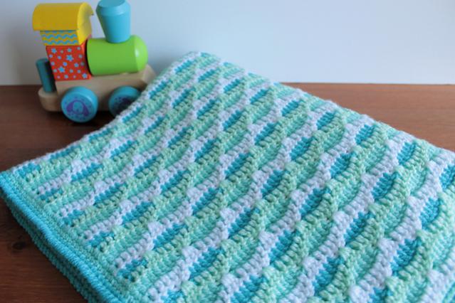 Sea Ripple Baby Blanket (free for 48 hours only)-a3-jpg
