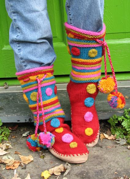 Macarons Slipper Socks for Adults, S/M/L, knit-d1-jpg