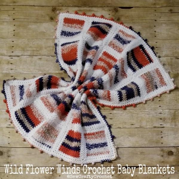 Blue Camo Stripe Baby Blanket and Wild Flower Winds Blanket-e3-jpg