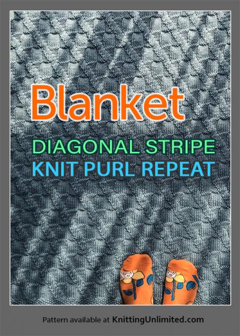 Diagonal Stripe Blanket, knit-a1-jpg