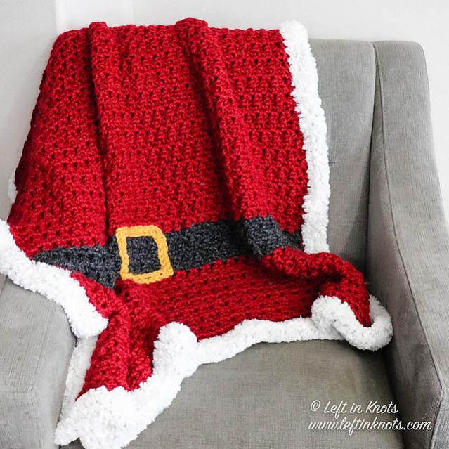 Santa Blanket with Fur Border-e1-jpg