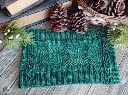 Woodland Pine Cowl for Adults, knit-s2-jpg