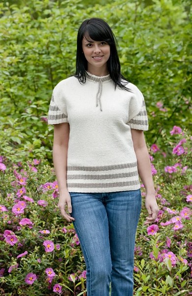 Draw String Pullover for Women, 36&quot; to 45&quot;, knit-s3-jpg