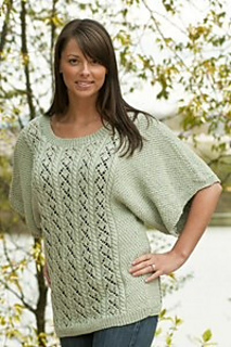 Diamonds and Cables Top for Women, S-2X, knit-d3-jpg