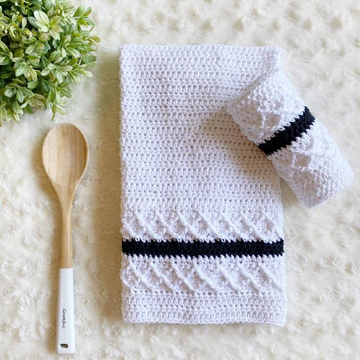Crochet Washcloth and Dish Towel-r1-jpg