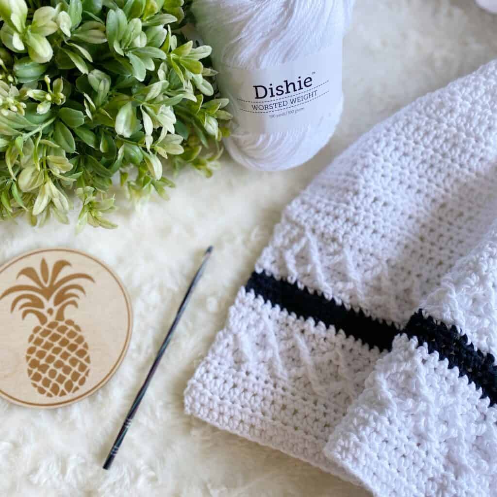 Crochet Washcloth and Dish Towel-r2-jpg