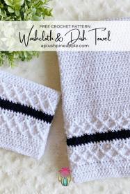 Crochet Washcloth and Dish Towel-r3-jpg