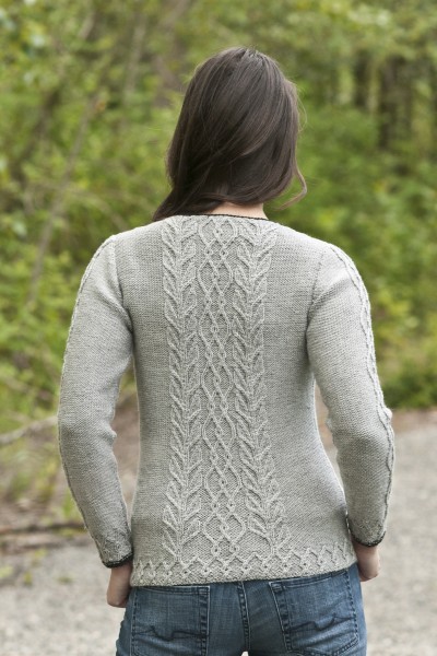 Graceful Cabled Tunic for Women, 31.5&quot; to 51.5&quot;, knit-t2-jpg