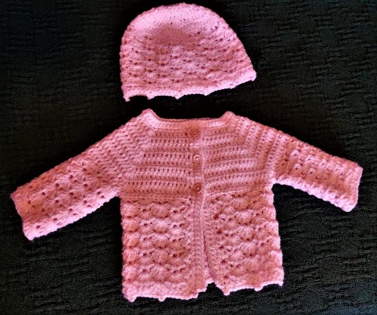Baby Christening Gown &amp; Bonnet-baby-hat-sweater-1-30-22-jpg