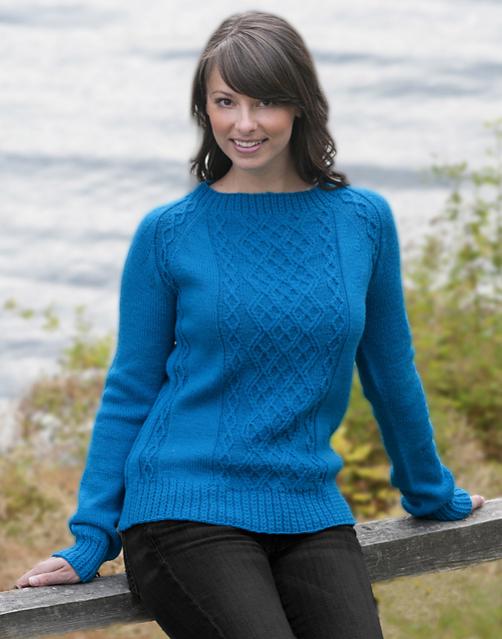 Modern Argyle Pullover for Women, 32&quot; to 52&quot;, customizable, knit-d1-jpg