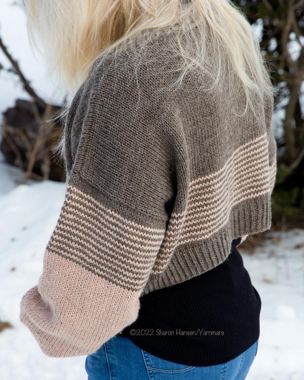 Well Born Cropped Sweater for Women, XS-5X, knit-s4-jpg
