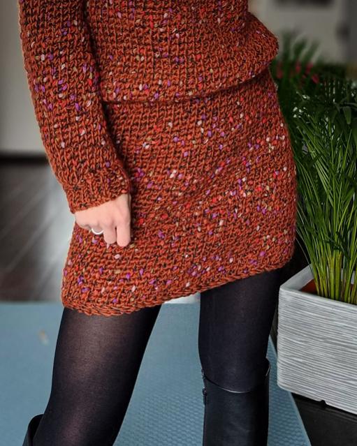 Sprinkles Sweater and Skirt for Women, S-5XL-q2-jpg