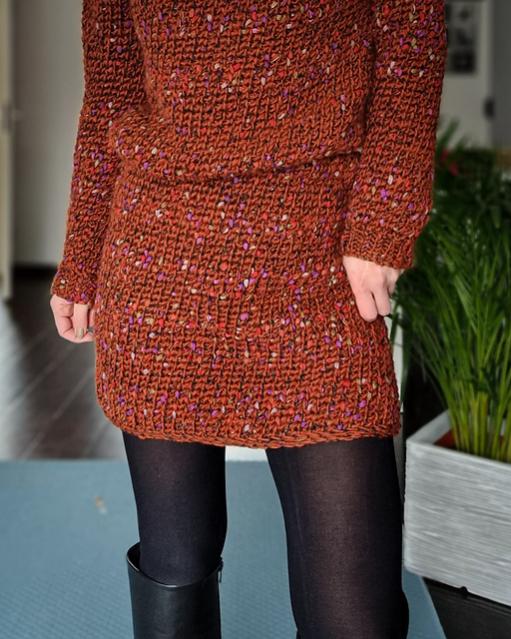 Sprinkles Sweater and Skirt for Women, S-5XL-q4-jpg
