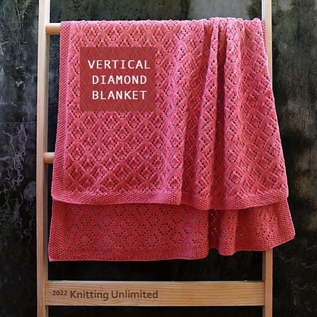 Vertical Diamond Blanket, knit-e2-jpg