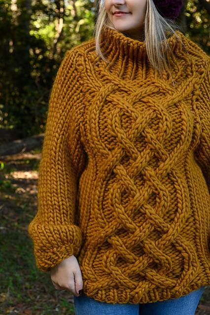 Chunky Celtic Cable Sweater for Women, S-3X, knit-d1-jpg