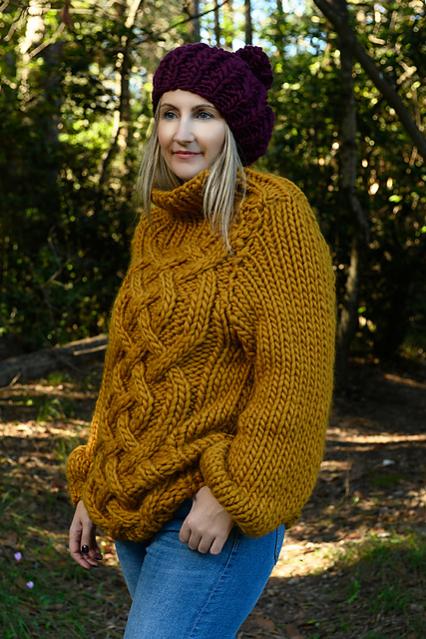 Chunky Celtic Cable Sweater for Women, S-3X, knit-d3-jpg