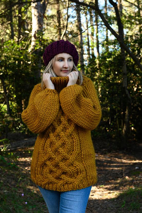 Chunky Celtic Cable Sweater for Women, S-3X, knit-d4-jpg
