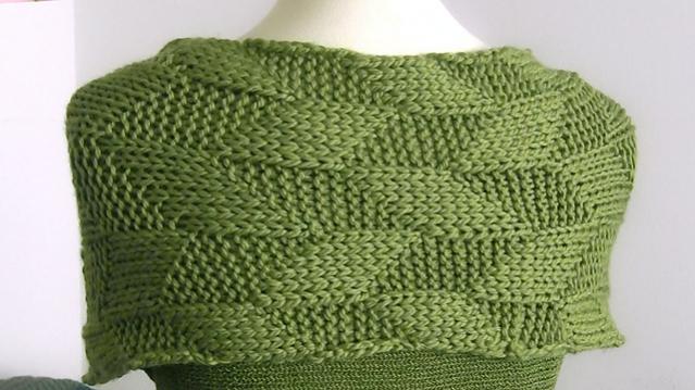 Braided Celtic Knot Scarf, knit-e2-jpg