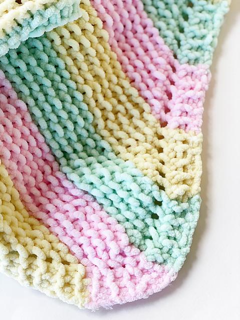 Pastel Stripes Baby Blanket, knit-a4-jpg