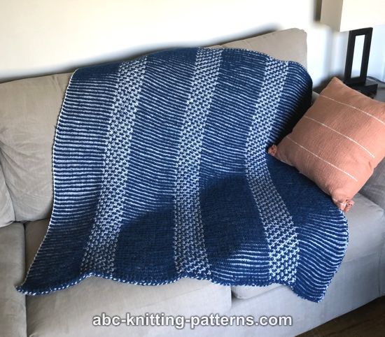 Lattice Brioche Blanket or Lapghan, knit-e4-jpg
