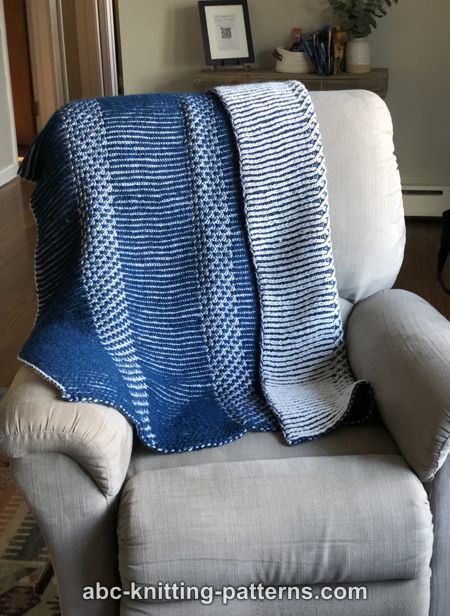 Lattice Brioche Blanket or Lapghan, knit-e5-jpg