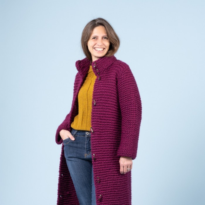 Roxanne Coat for Women, S-XL, knit-q1-jpg