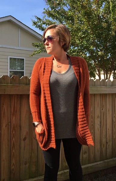 Ribtastic Cardigan for Women, 32&quot; to 44&quot;, knit-a1-jpg
