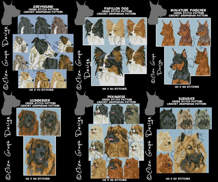 Miniature Pinscher, Papillon, Pekingese, Greyhound, Leonberger, Eurasier Pattern-unitled-26s-jpg