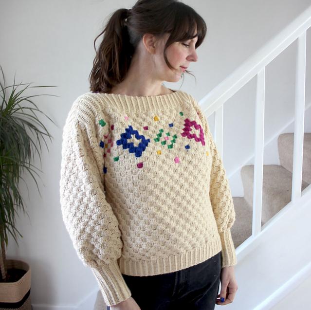 Christmas C2C Sweater for Women, XS-5X-w1-jpg