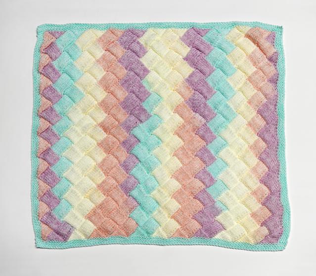Pastel Entrelac Blanket, knit-e2-jpg