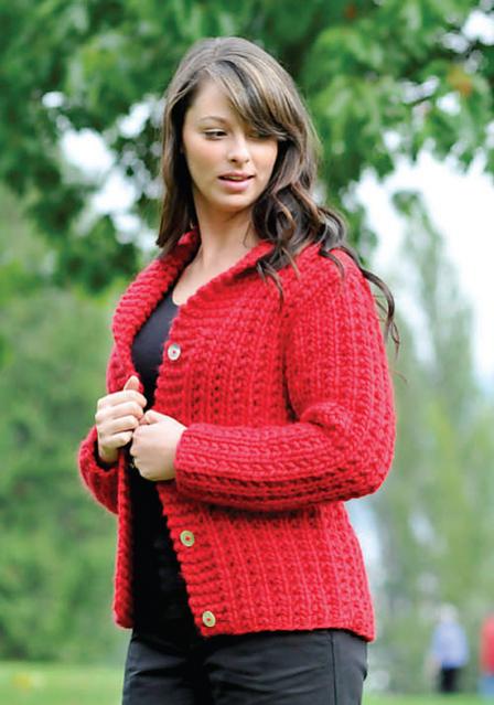 Boxy Jacket for Women, 36&quot; to 53&quot;, knit-a1-jpg