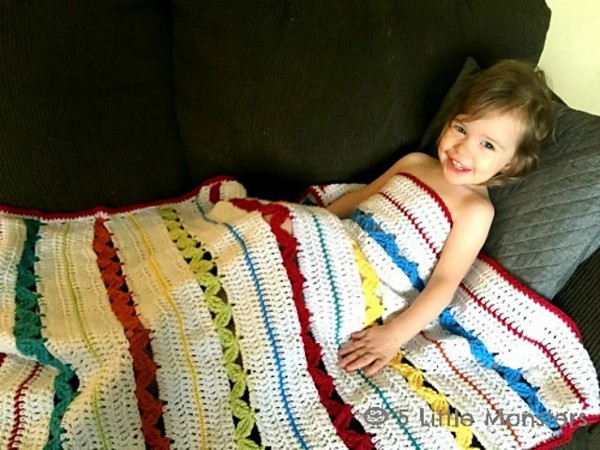 Rickrack Stripe Baby Blanket-w3-jpg