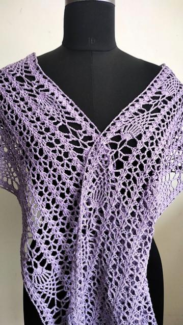 Lace Summer Wrap with Pineapple Border-w3-jpg