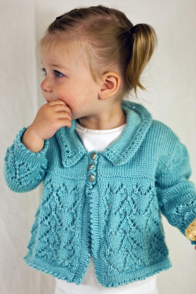 Here's My Heart Cardi for Babies, 6 to 18 mos, knit-a1-jpg