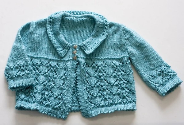 Here's My Heart Cardi for Babies, 6 to 18 mos, knit-a4-jpg