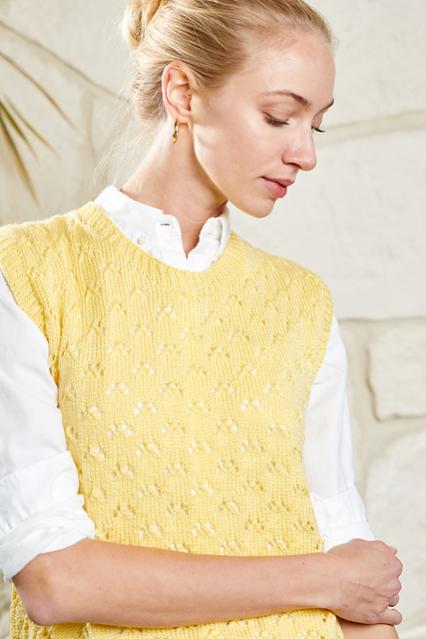 Daffodil Vest for Women, XS-5X, knit-w1-jpg