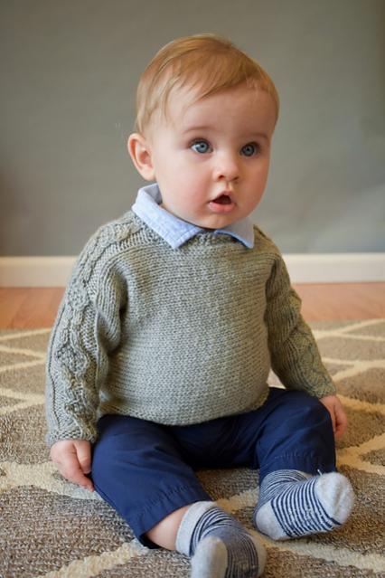 Crosscut Pullover for Children, 3 mos to 6 yrs, knit-a1-jpg